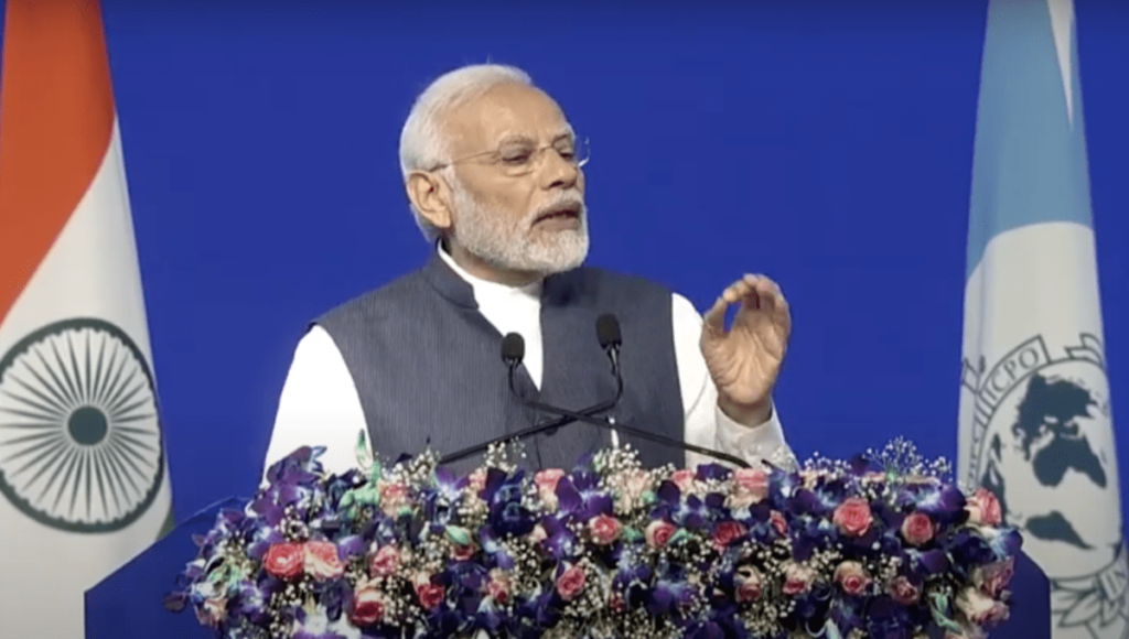 Our Vedas believe in global co-operation: Modi